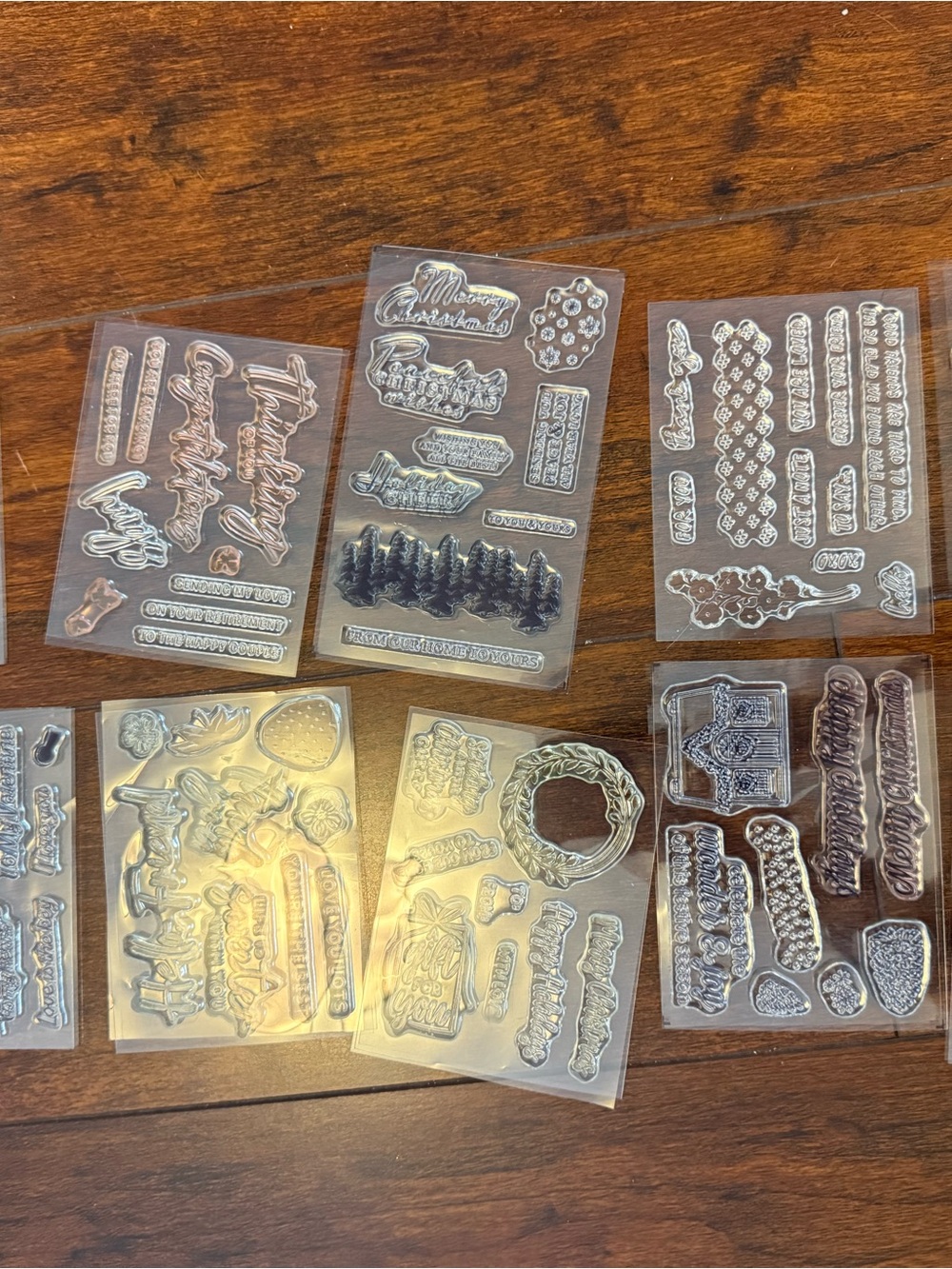 Stampin' Up! Clear Photopolymer Stamp sets: 77 assorted SLIGHTLY USED - Picture 4 of 9